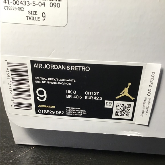 Jordan 6 hare - Picture 2 of 6